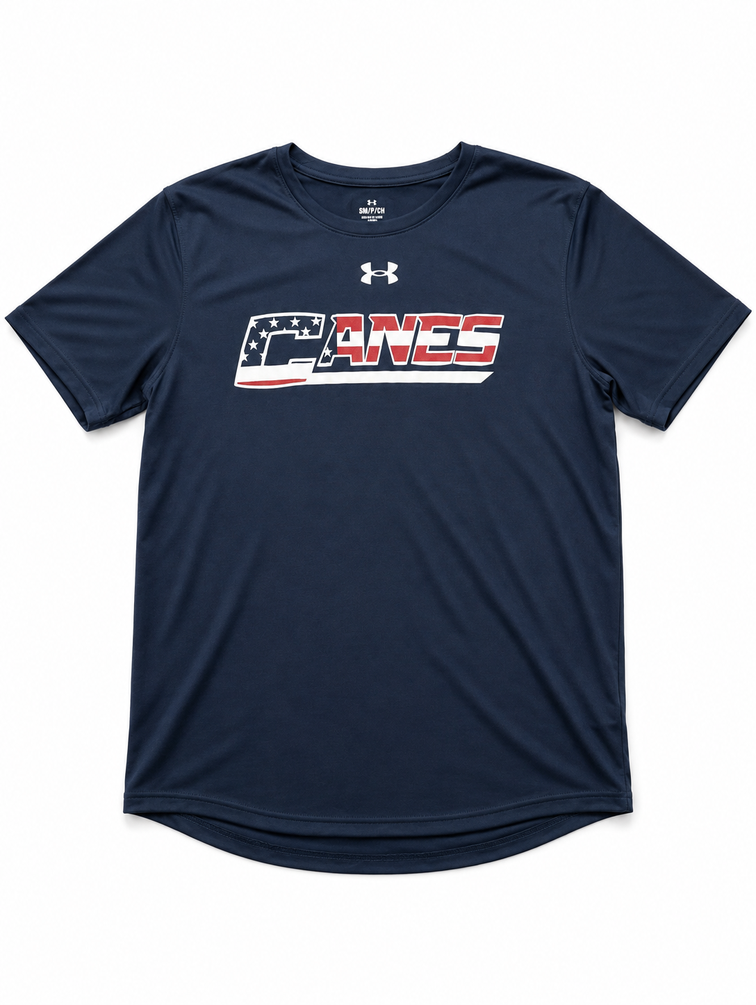 UA Canes USA Navy Tech Tee (Limited Stock!)