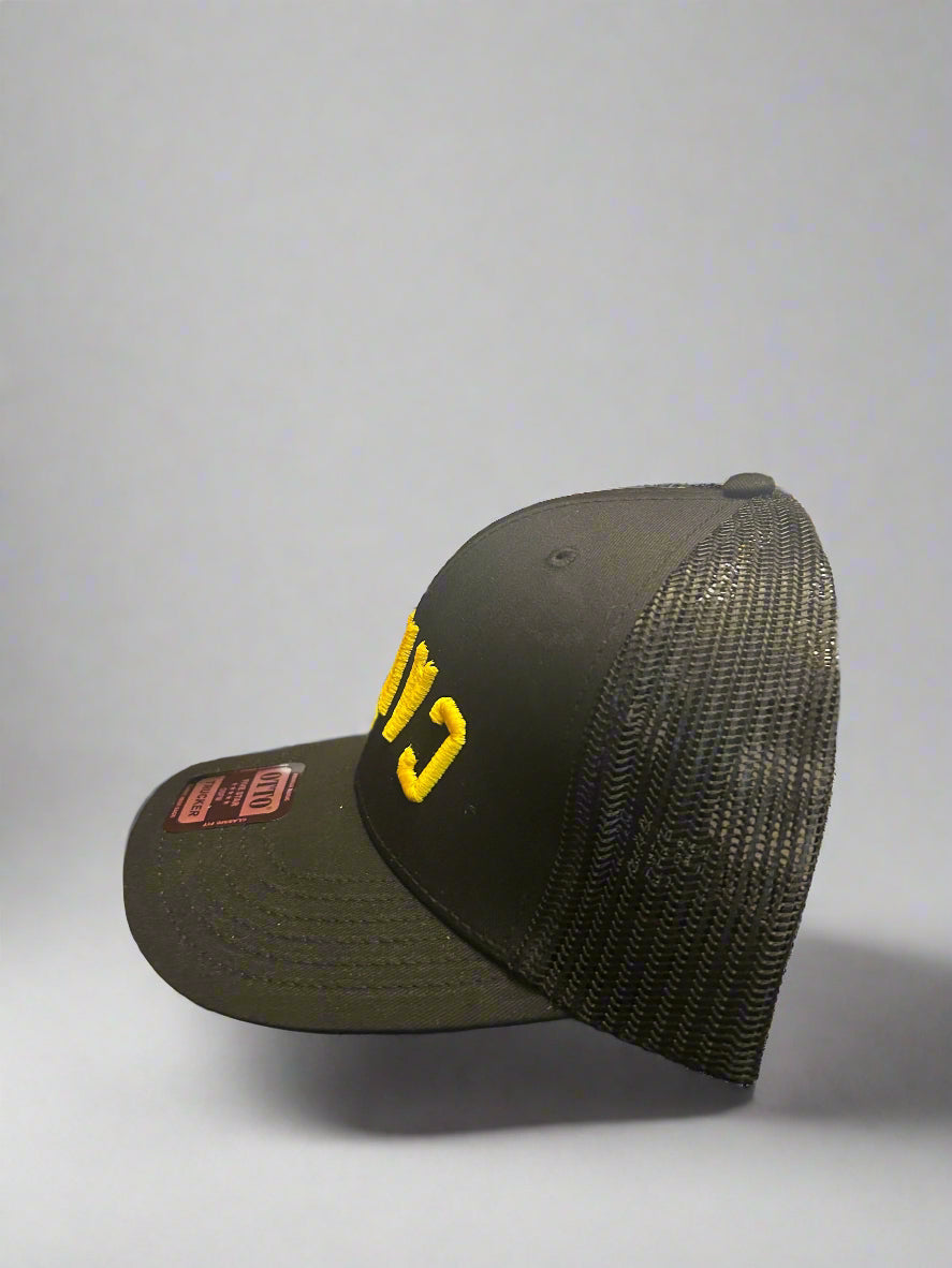 Upside-Down Canes Hat - Black