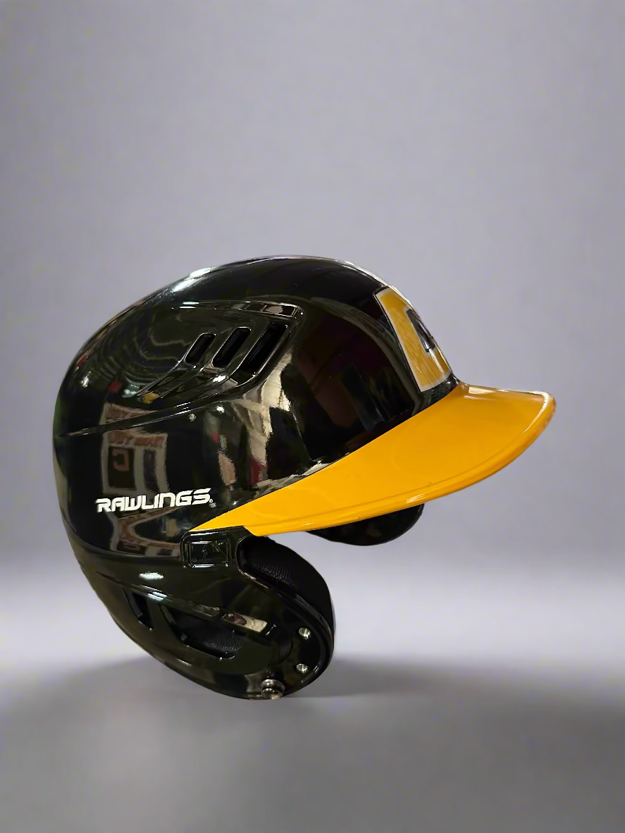 Canes Baseball Helmet - Black&Yellow
