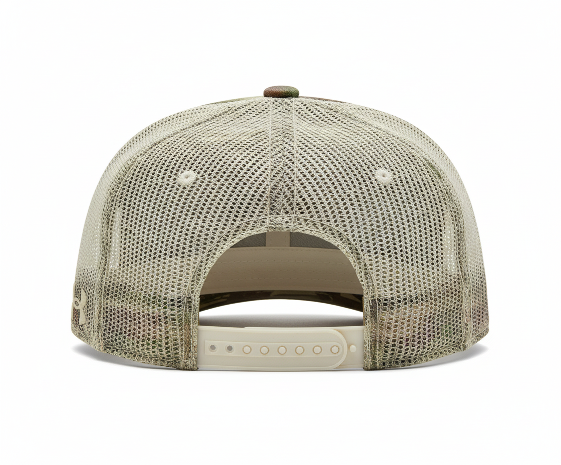 UA Canes Camo Trucker Hat