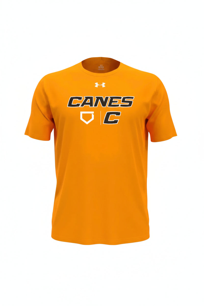 UA "C" Canes Tech Tee - Gold