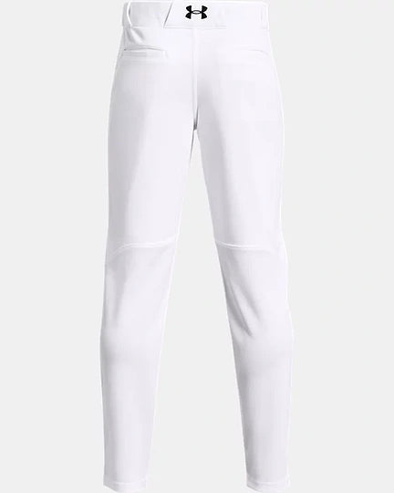White UA Boy's Utility baseball pants