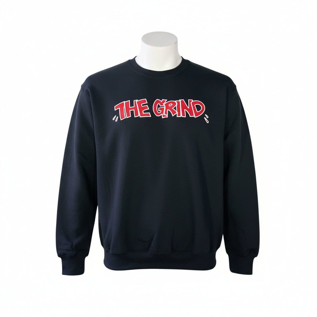 Black "Grind" Crewneck