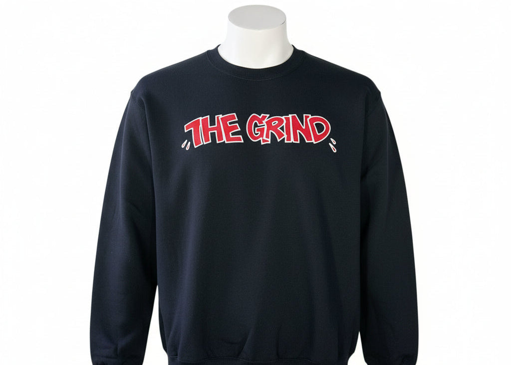 Black "Grind" Crewneck