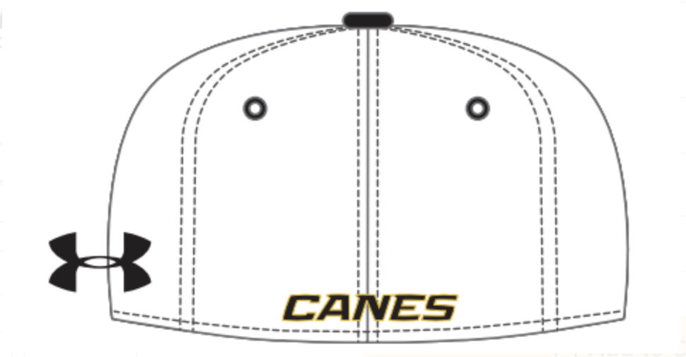 UA Canes White Player Hat