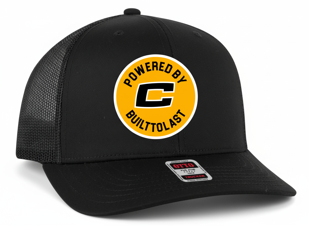 Built to Last Snapback Hat - Black