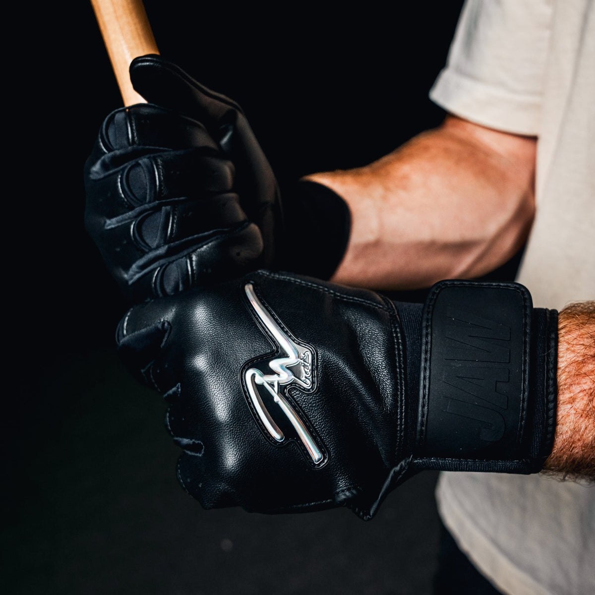 Legacy Holo Batting Gloves Black