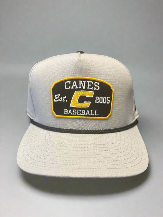 UA Canes Grey Snapback Hat