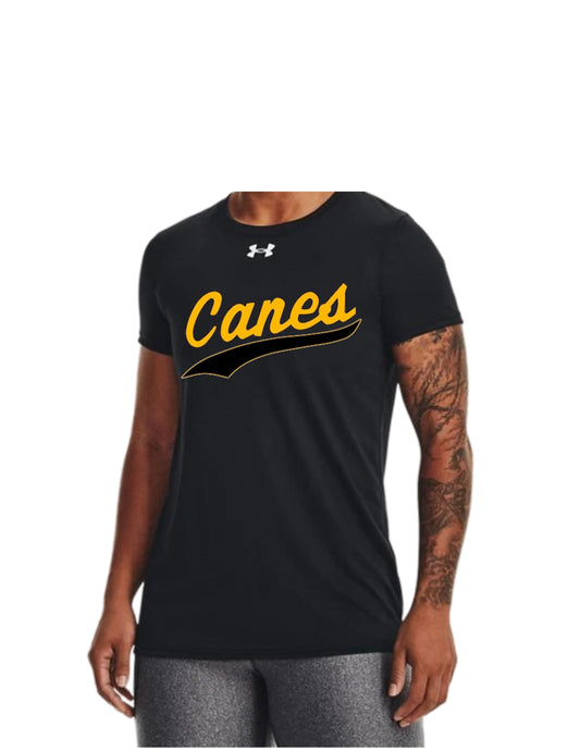 UA Women's Canes Shirt Black