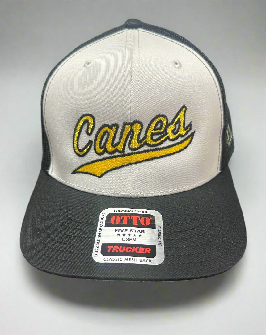 Canes Swoop Hat - White/Black