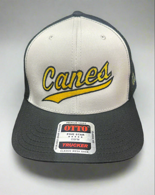 Canes Swoop Hat - White/Black