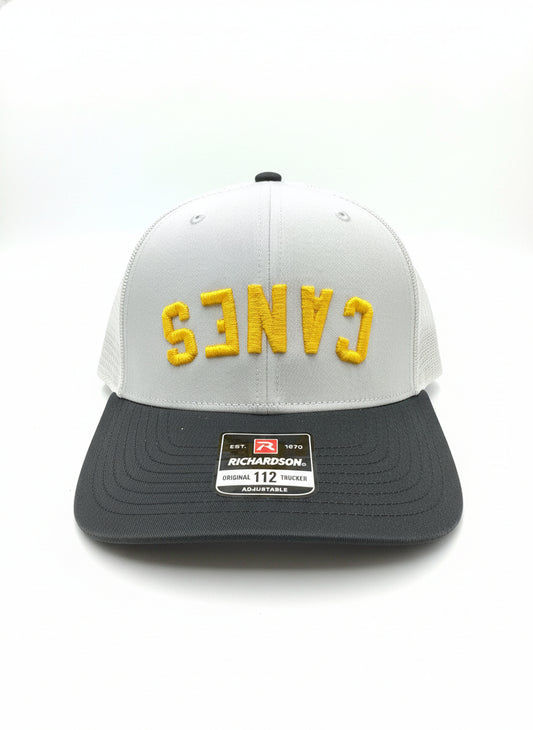 Upside-Down Canes Hat - White