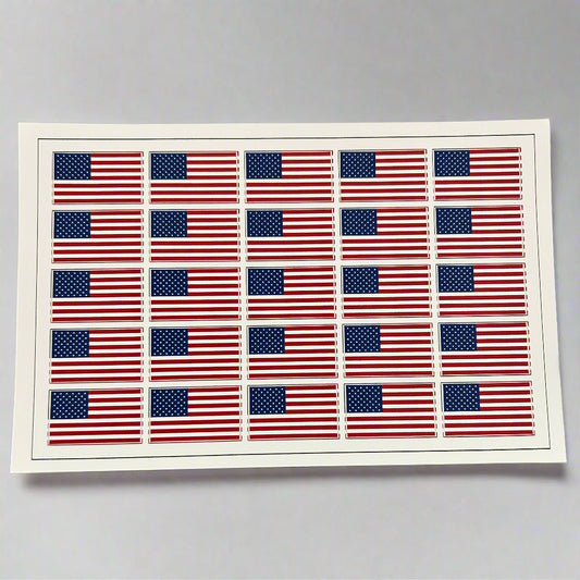 American Flag Stickers