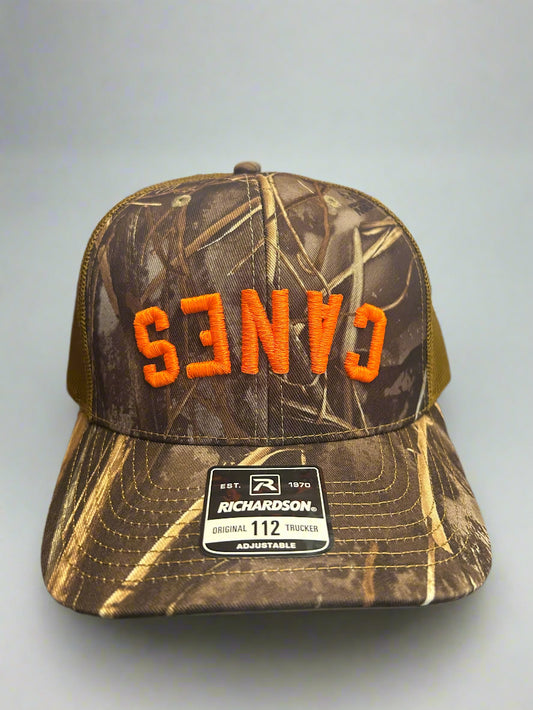 Upside-Down Canes Hat - Camo