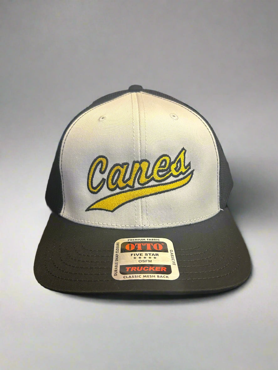 Canes Swoop Hat - White/Black