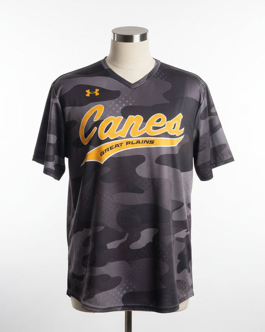 Black Camo Canes Top - NO NUMBER