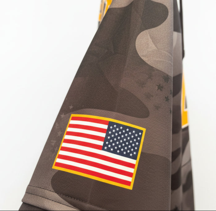 Black Camo Canes Top - NO NUMBER