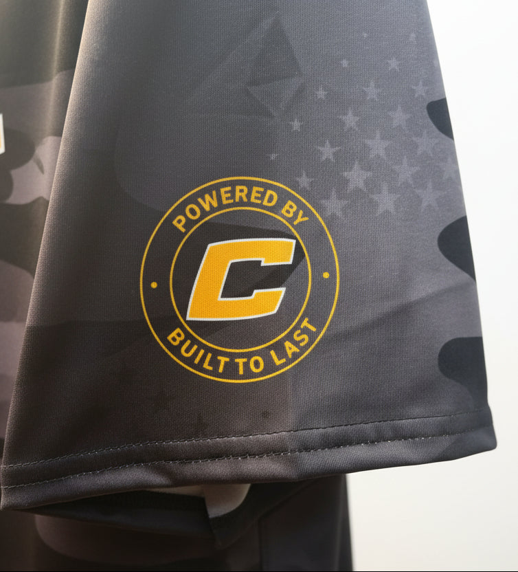 Black Camo Canes Top - NO NUMBER