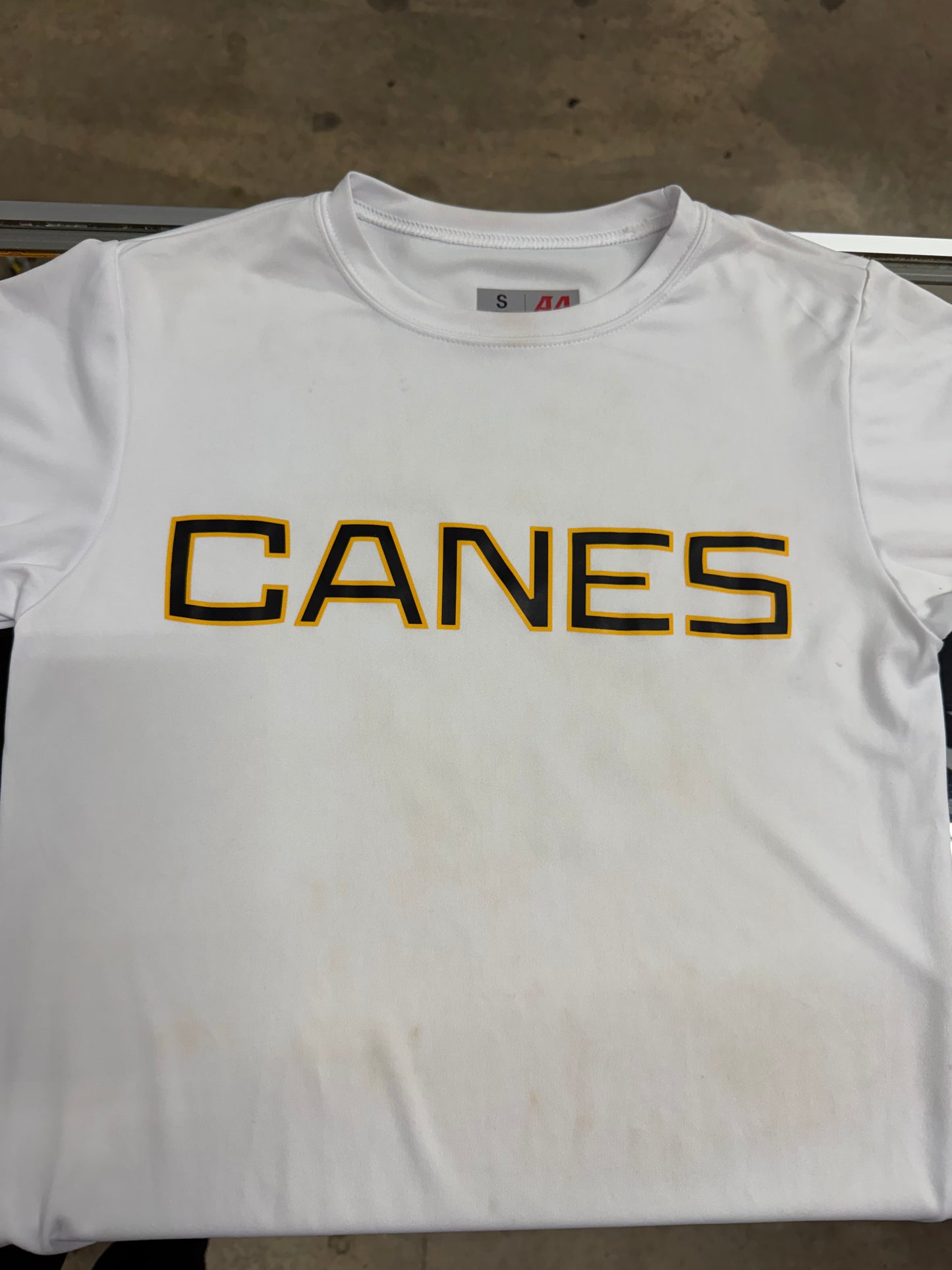 Canes White Shirt #47