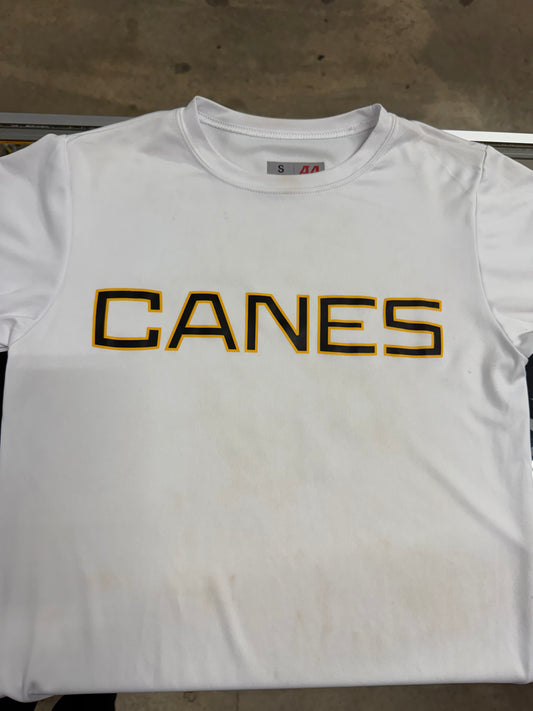Canes White Shirt #47