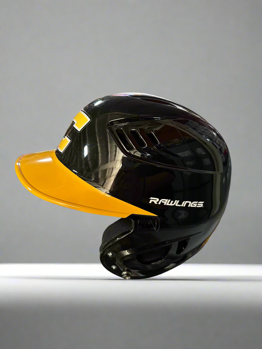Canes Baseball Helmet - Black&Yellow
