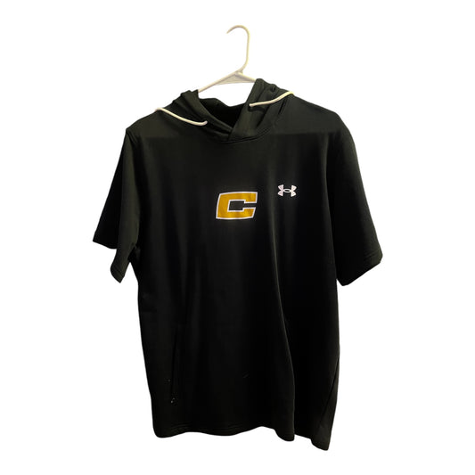 UA Command Short Sleeve "C" Pullover- Black