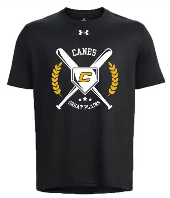 UA Canes GP Tech Tee - Black
