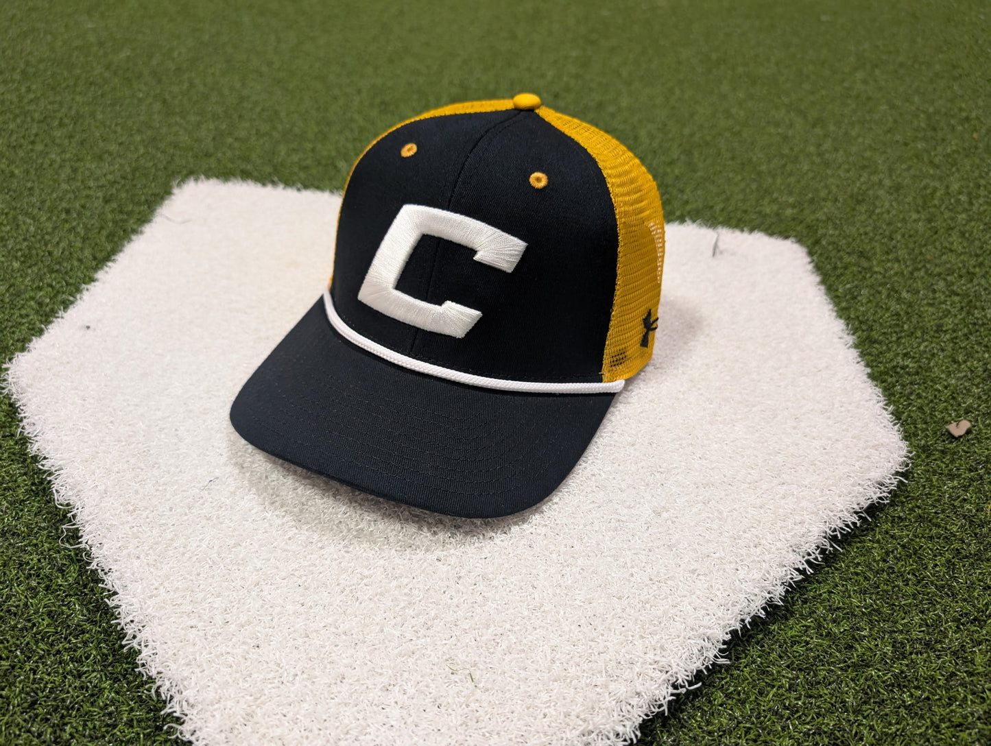 Limited-Edition UA Canes Custom Black/Gold Rope Hat
