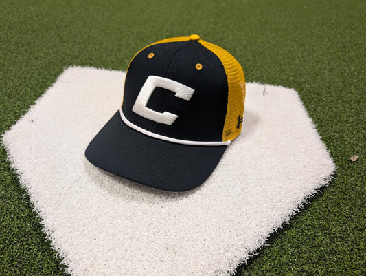 Limited-Edition UA Canes Custom Black/Gold Rope Hat