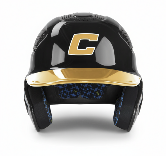 Canes Baseball Helmet - Black&Yellow