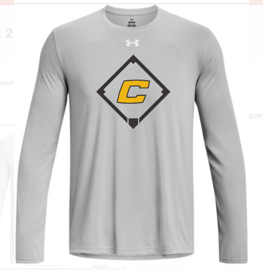 UA Canes "C" Long Sleeve - Grey