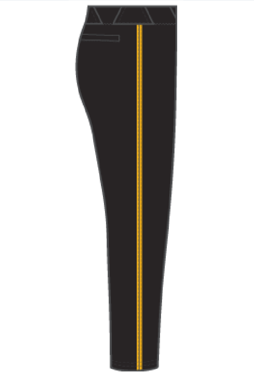 UA Canes Baseball Pants - Black (Long)
