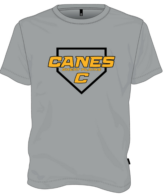 UA Canes Great Plains Tee - Grey