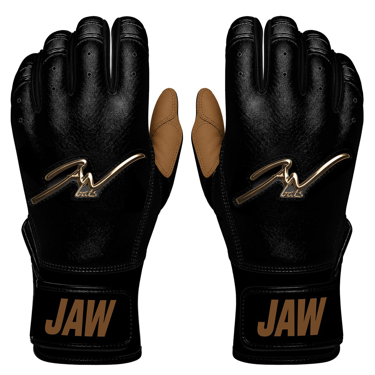 Legacy Gold Batting Gloves Black