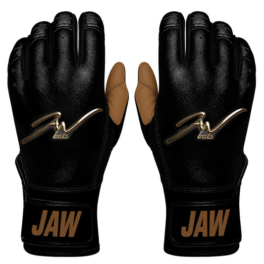 Legacy Gold Batting Gloves Black