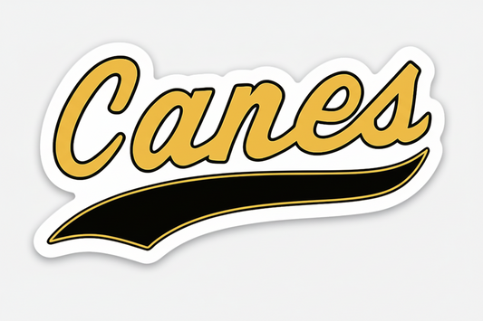 Canes Swoop Sticker