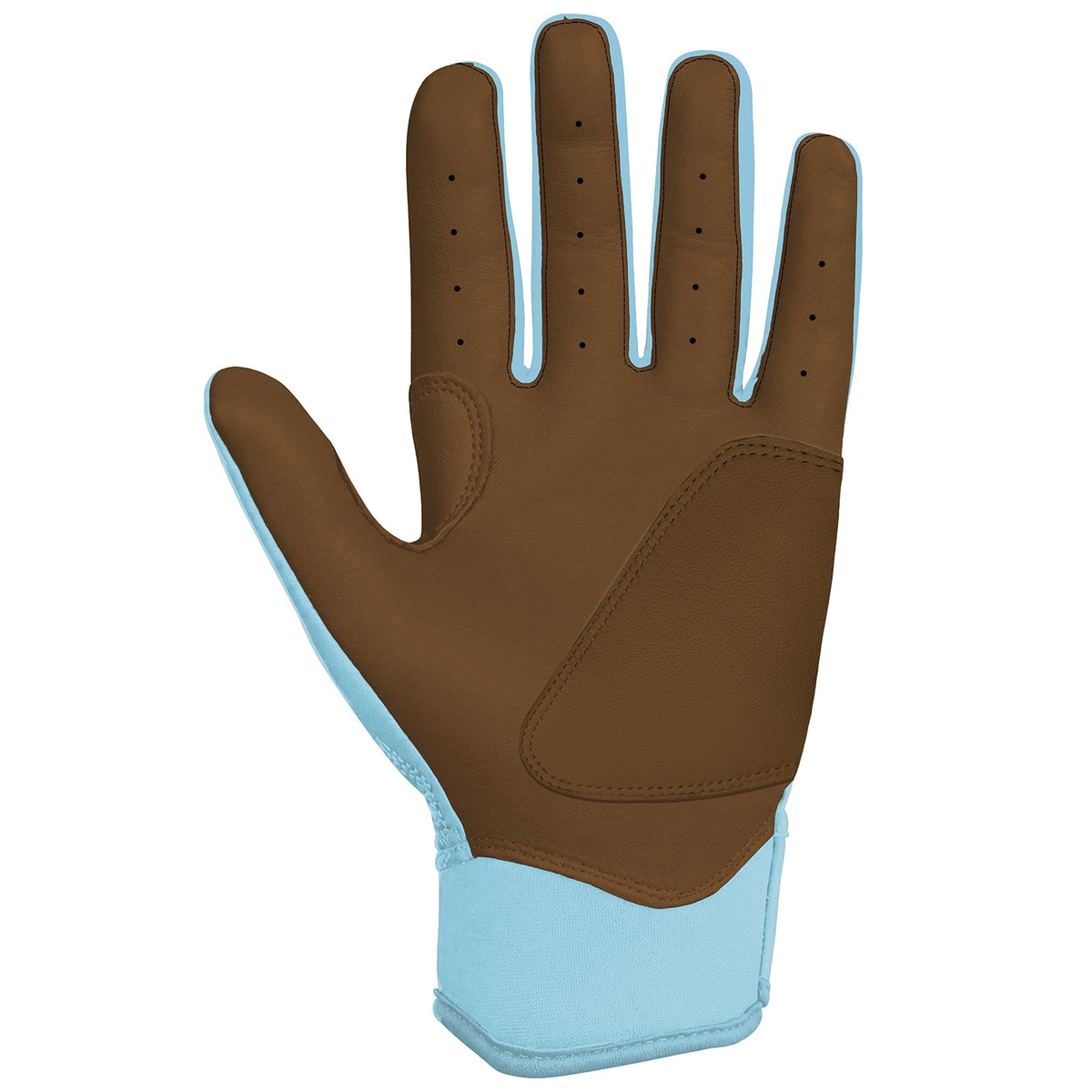 Legacy Gold Batting Gloves Light Blue