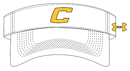 UA Canes Visor - White