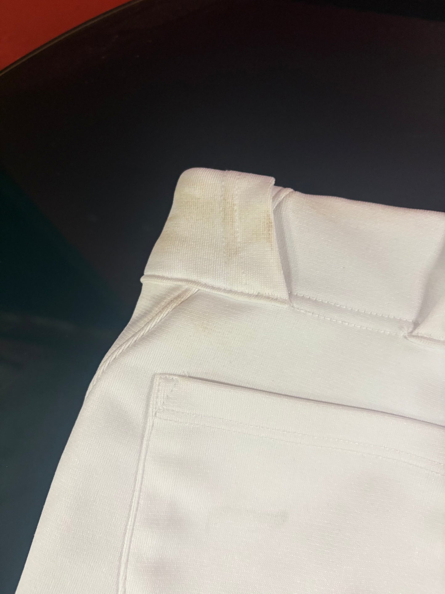 UA Canes Girls White Pants Small (FINAL SALE)