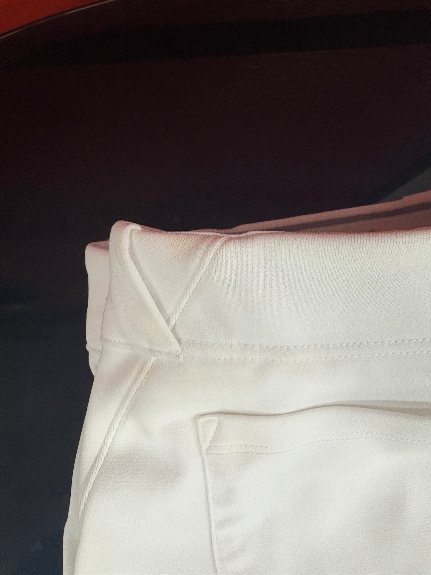 UA Canes Girls White Pants Large (FINAL SALE)