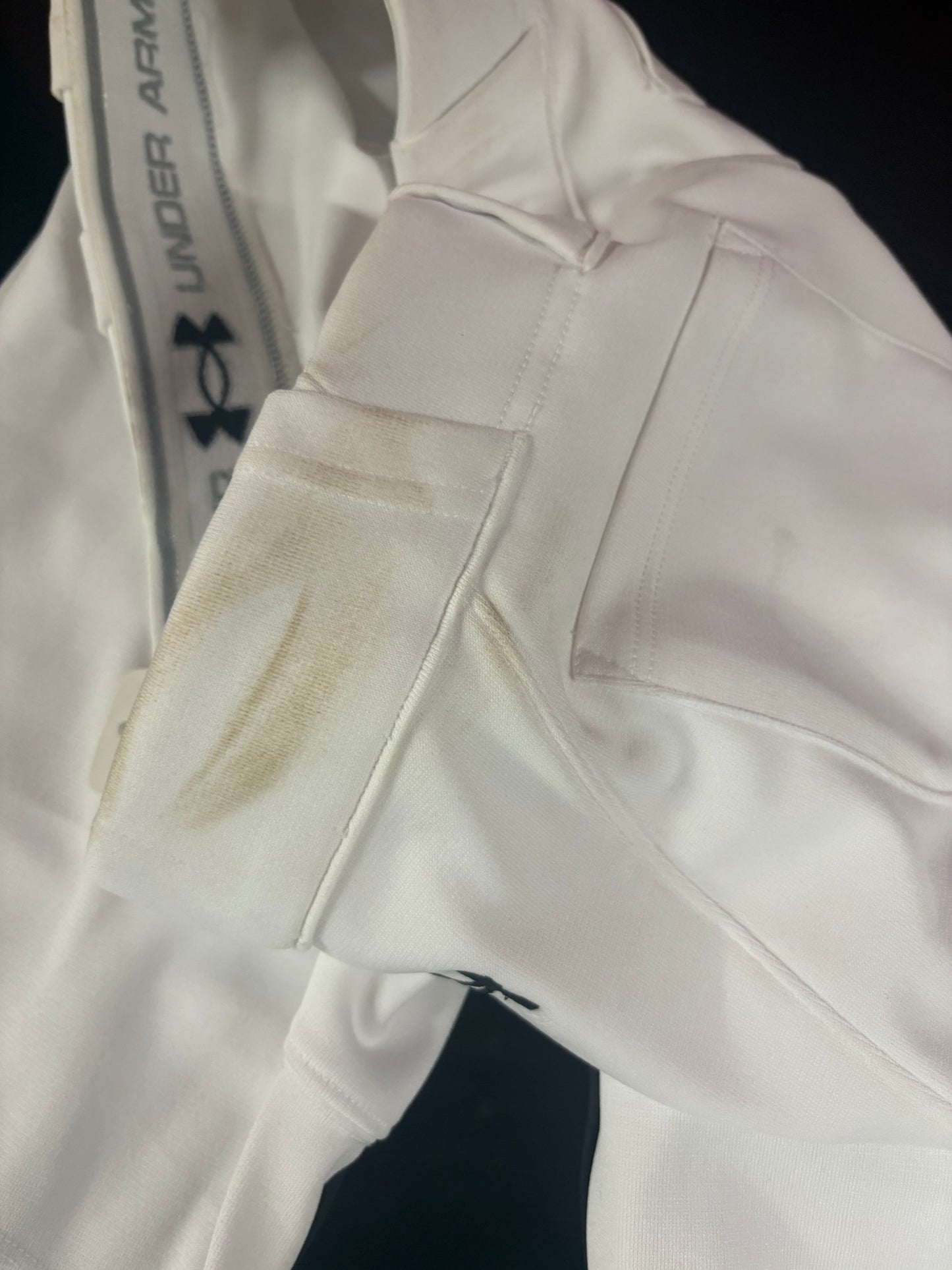 UA Canes Girls White Pants Small (FINAL SALE)