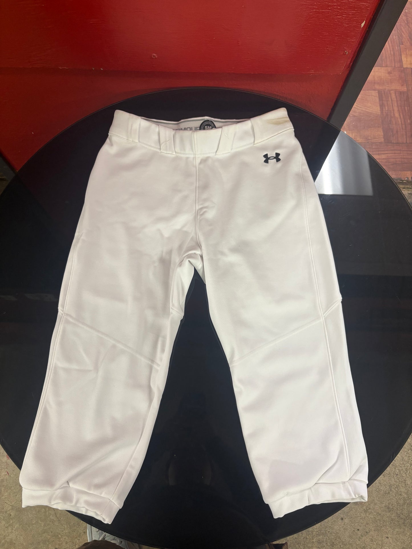 UA Canes Girls White Pants Small (FINAL SALE)