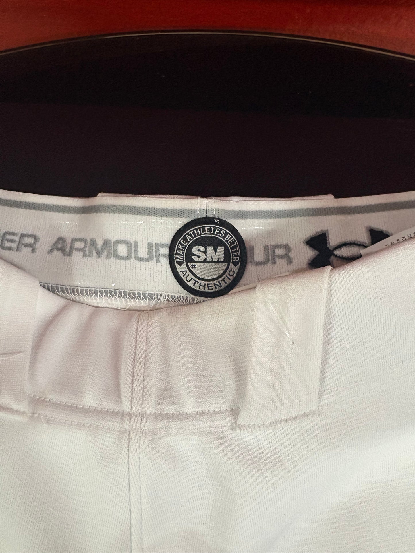 UA Canes Girls White Pants Small (FINAL SALE)