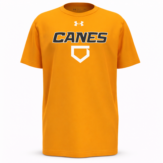UA "C" Canes Tech Tee - Gold (New Design)