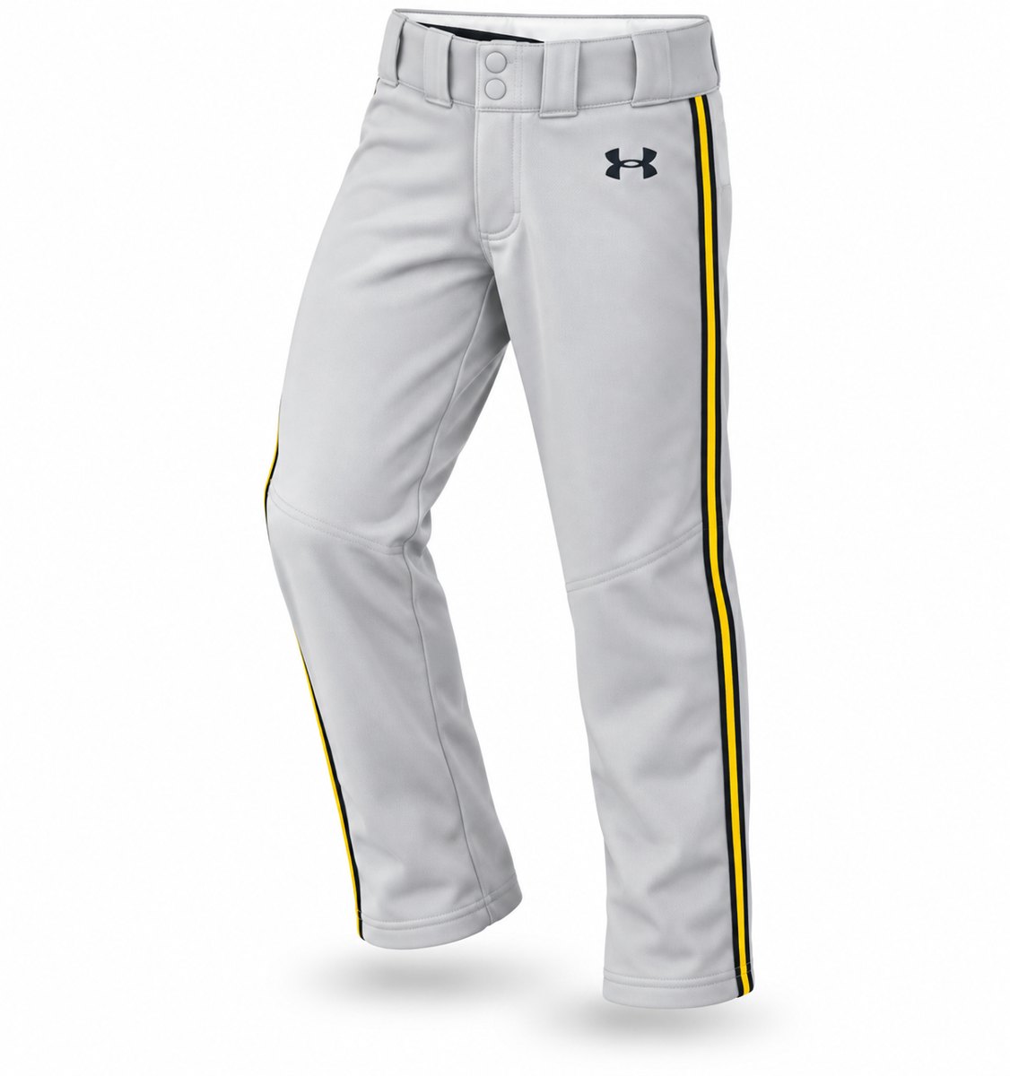 UA Canes Baseball Pants - Gray (Long)