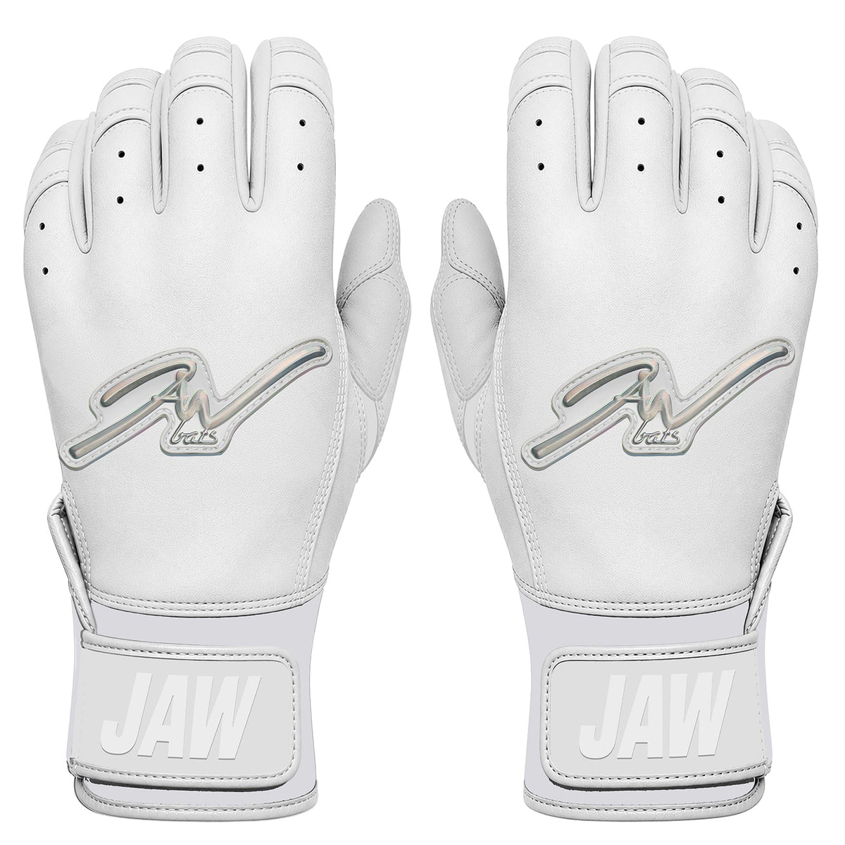 Legacy Holo Batting Gloves White