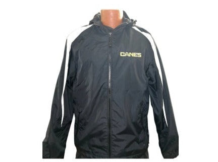 Canes Full Zip Jacket- Black/White