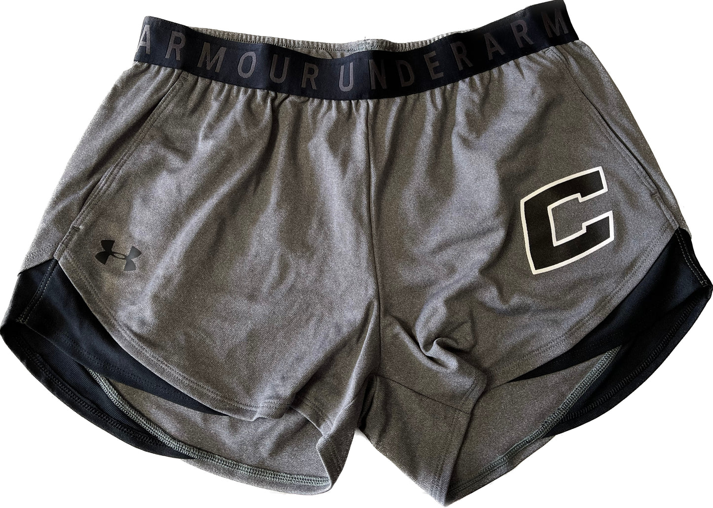 UA Womens "C" Shorts - Grey